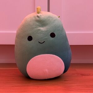 Squishmallows Green and White Stuffed Dino Animal